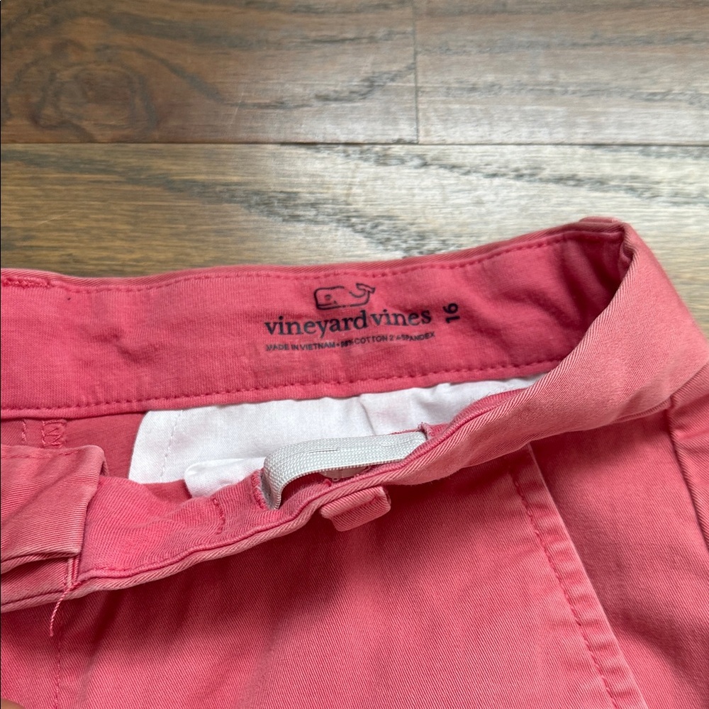 Vineyard Vines Pink Flat Front Shorts - Picture 2 of 3